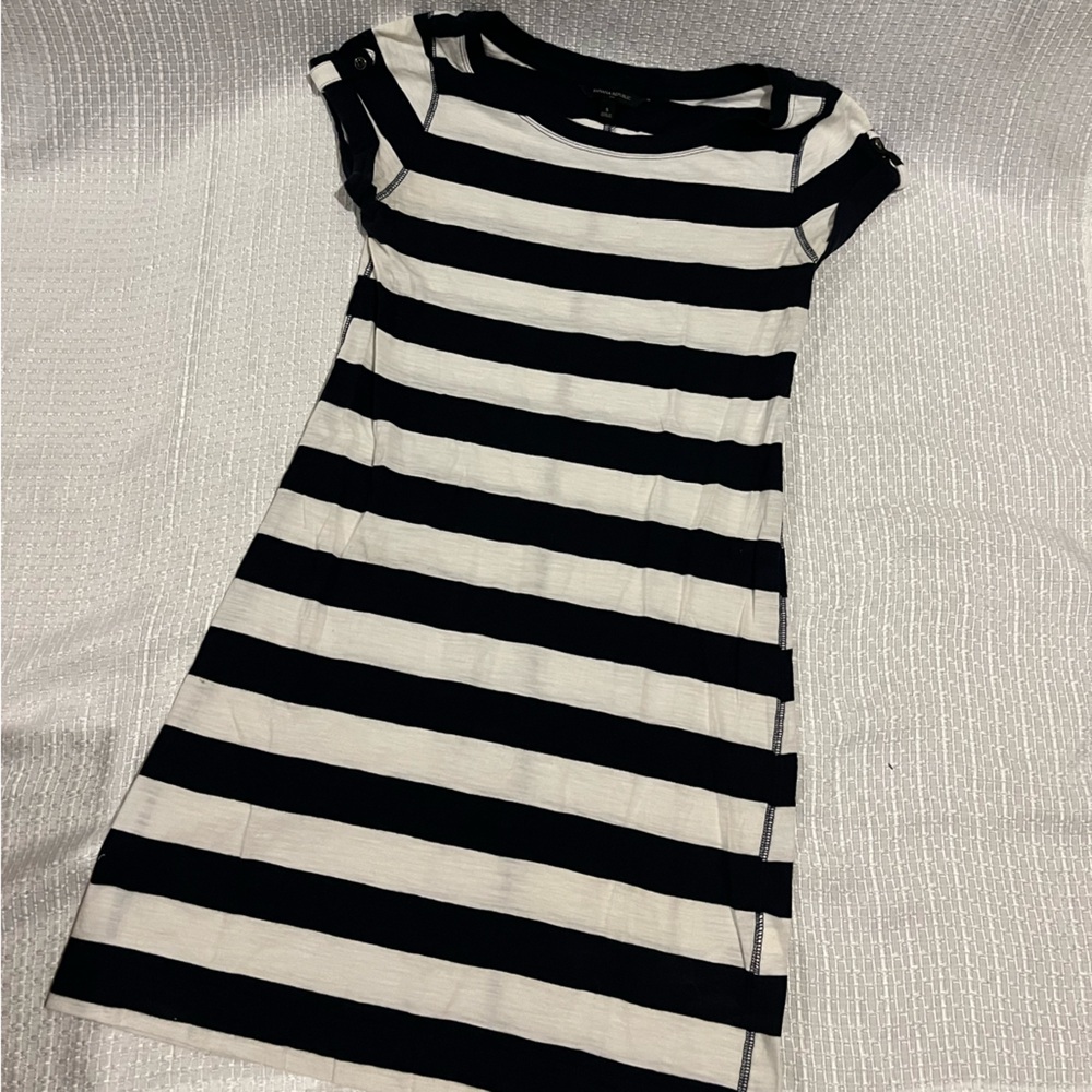 Banana Republic Black and White Dress